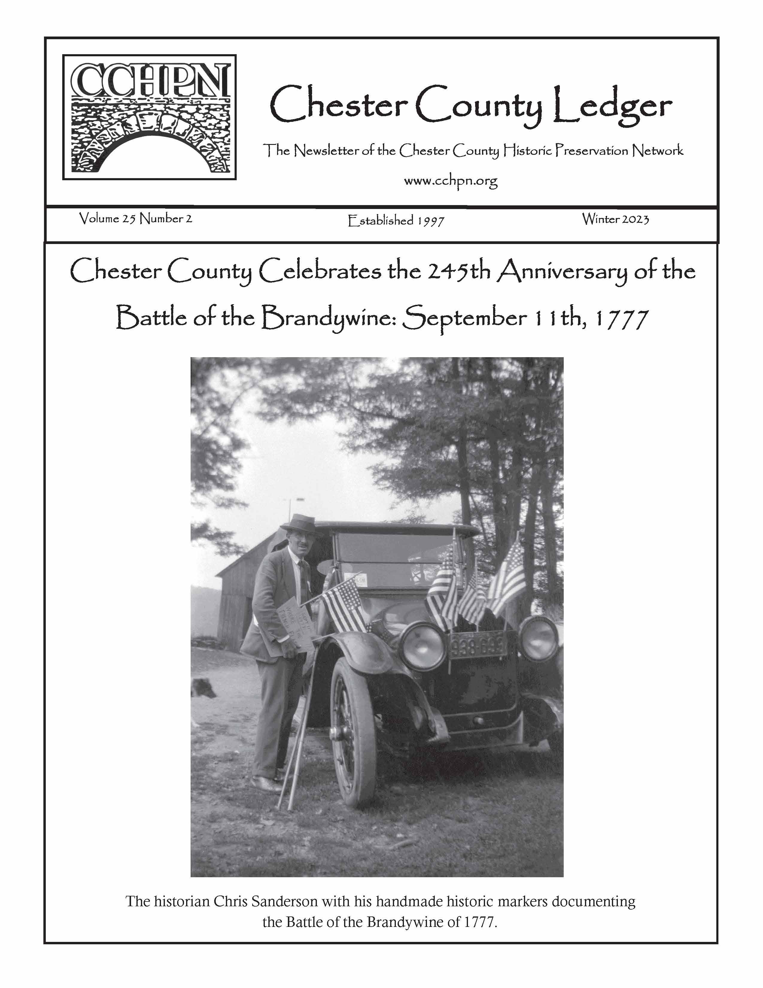 Chester County Ledger Winter 2022: Volume 25, Issue 2 